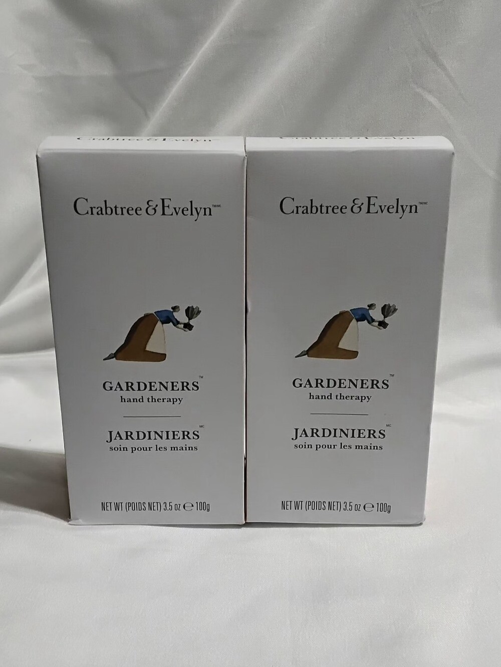 CRABTREE & EVELYN Gardeners Hand Cream Therapy 3.5 oz Lot of 2